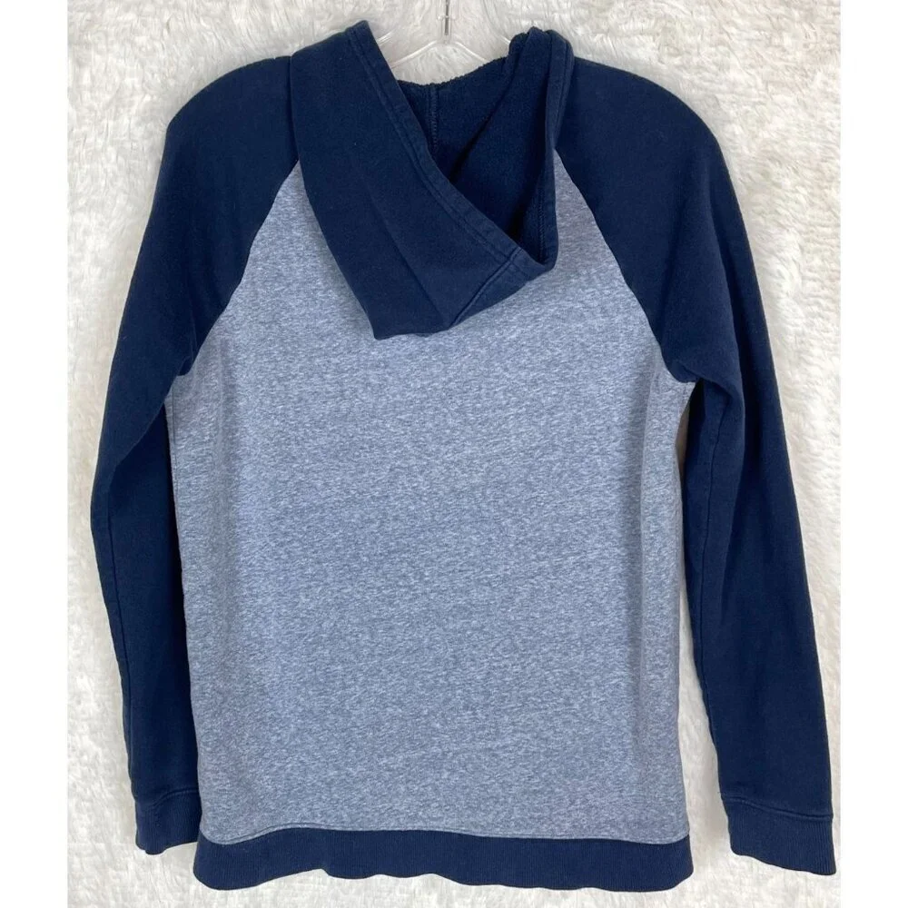 Cat & Jack Boys XL (16) Zip Up Hoodie Dark Blue Light Blue